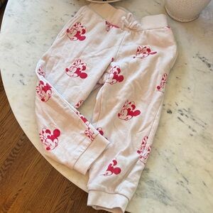 Kids Pajamas with Cartoon Print - White and Pink